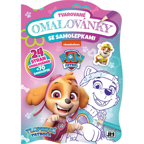 Models Tlapková patrola - Tvarované omalovánky Paw patrol