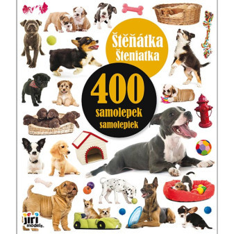 Models 400 samolepek Štěňátka