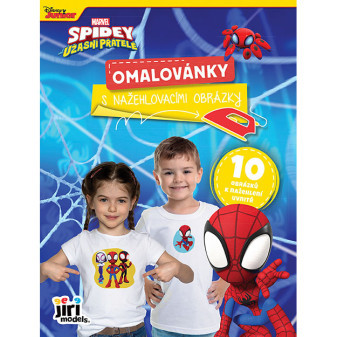 Models Omalovánky s nažehlovacími obrázky Spidey