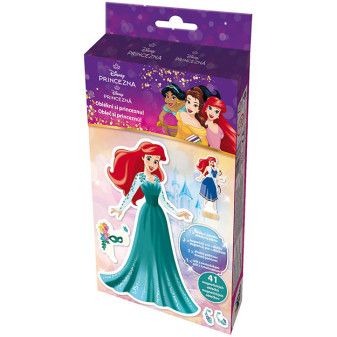 Models Magnetické oblékání s omalovánkou Disney Princezny - Ariel