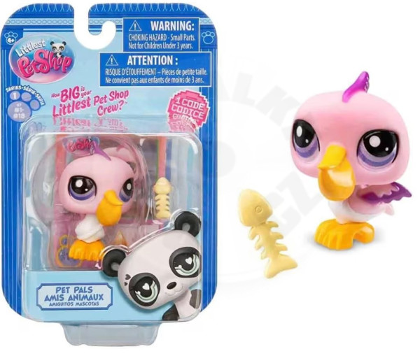 Littlest Pet Shop 1 figurka - pelikán