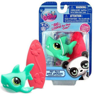 Littlest Pet Shop 1 figurka - žralok