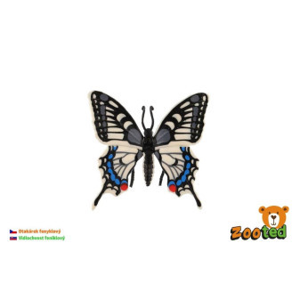 Zooted Motýl tropický Papilio/otakárek fenyklový 8cm