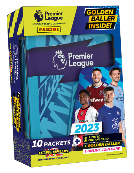 PANINI PREMIER LEAGUE 2022/2023 - plechová krabička (hranatá)