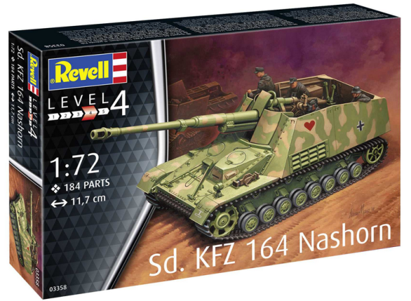 Revell Plastic ModelKit military 03358 - Sd.Kfz. 164 Nashorn (1:72)