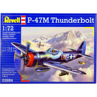 Revell Plastic ModelKit 03984 letadlo P-47 M Thunderbolt  měřítko 1:72