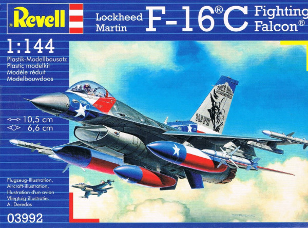 Revell 03992 letadlo Lockheed Martin F-16C Fighting Falcon  měřítko 1:144