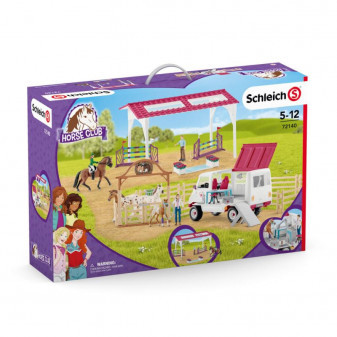 Schleich 72140 Speciální velká sada s mobilní veterinou a jízdárnou