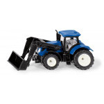 SIKU 1396 Blister - traktor New Holland s předním nakladačem