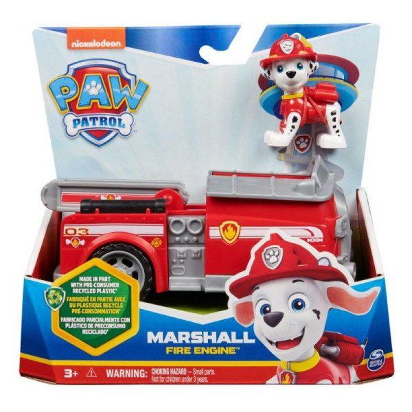 Spin Master Tlapková Patrola Paw Patrol základní vozidlo Marshall