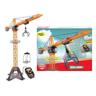 Dickie Jeřáb Mega Crane 120 cm, na kabel na ovládání