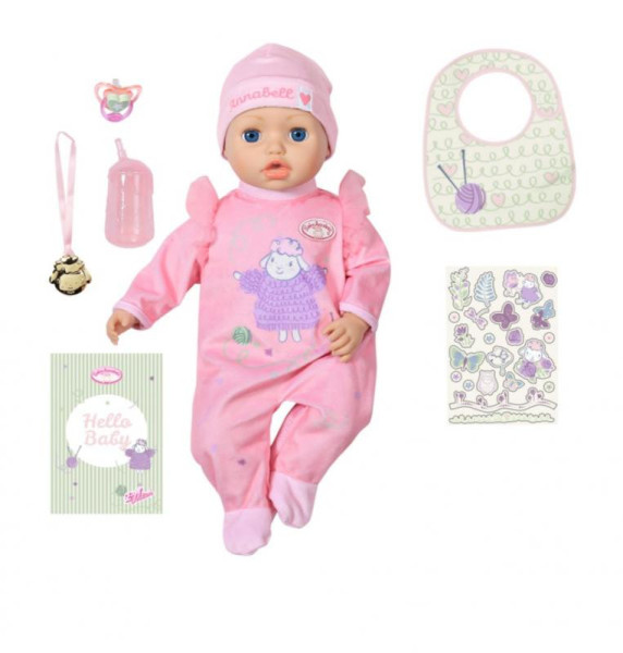 Zapf Creation Baby Annabell 706626 Interaktivní Annabell, 43 cm