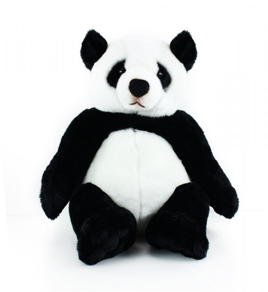 Panda plyšová sedící velká 46 cm