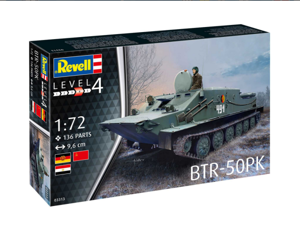 Revell Plastic ModelKit military 03313 - BTR-50PK (1:72)Plastic ModelKit