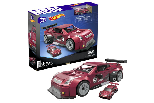 Mattel Mega Bloks HW sběratelský cadillac ATS-VR HRY18