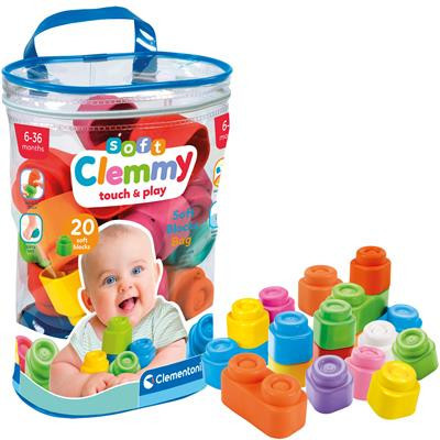 Clementoni Clemmy baby - 20 kostek v plastovém pytli