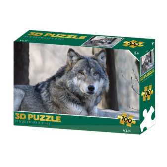 Puzzle 3D -Vlk