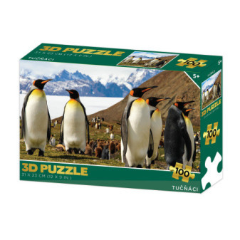 Puzzle 3D - Tučňáci