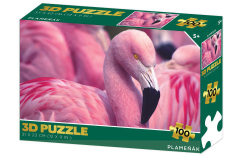 Puzzle 3D - Plameňák