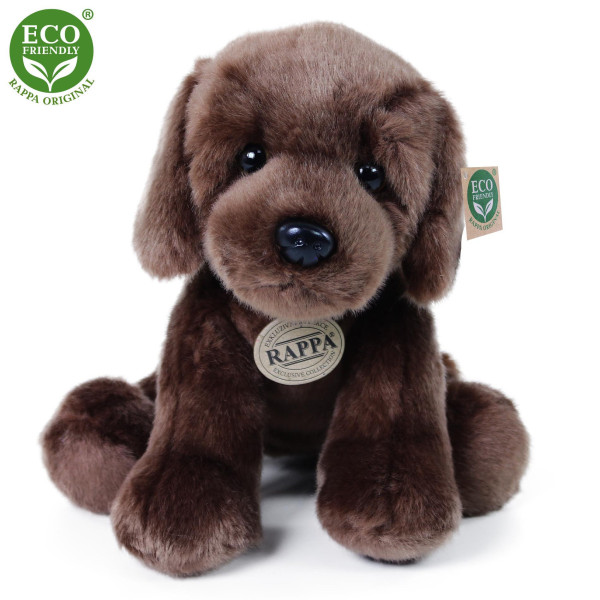 Plyšový pes labrador sedící 25 cm ECO-FRIENDLY