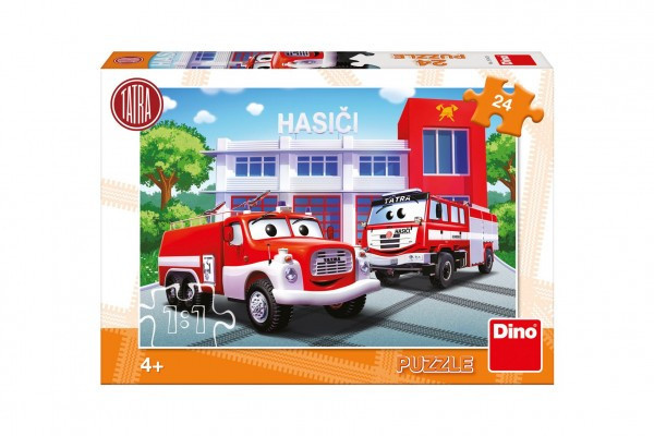 Dino Puzzle Tatra Hasiči 26x18cm 24ks