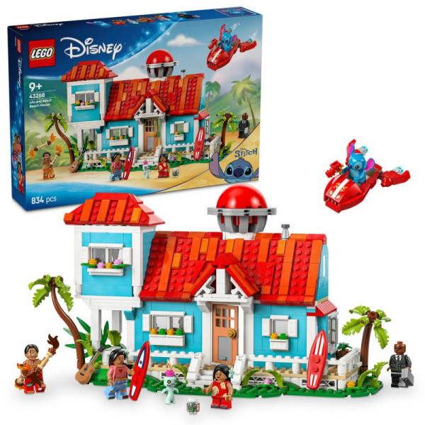 LEGO® Disney 43268 Lilo a Stitch a domek na pláži