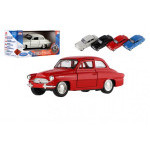 Auto Welly Škoda Octavia 1959 kov/plast 11cm 1:34-39 na volný chod 4 barvy v krabičce 15x7x7cm