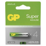 Emos Alkalická baterie GP B01114 Super AAA (LR03) 4ks