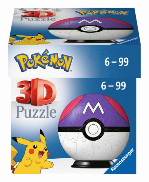 Ravensburger Puzzle-Ball Pokémon: Master Ball 55 dílků