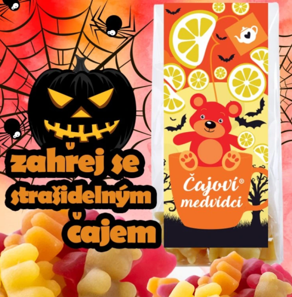 Lipoo Čajoví medvídci Halloween - citrón se zázvorem