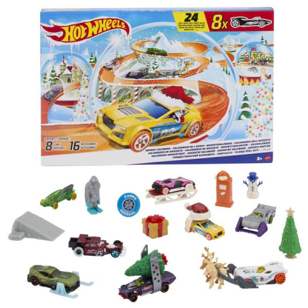 Mattel Hot Wheels HW Adventní kalendář 2024 HTG00