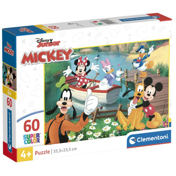 Clementoni 26594 Puzzle Super Color Mickey a jeho přátelé  60 dílků