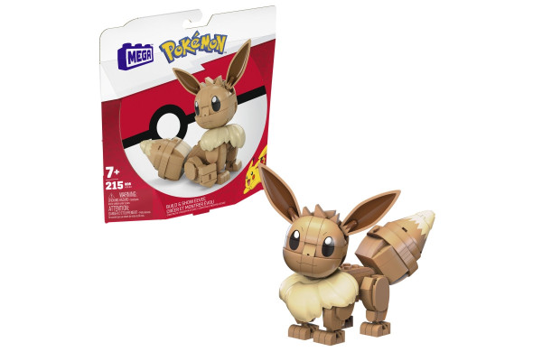 Mattel  Mega Bloks Pokémon Postav a vystav si pokémona-Eevee HDL84