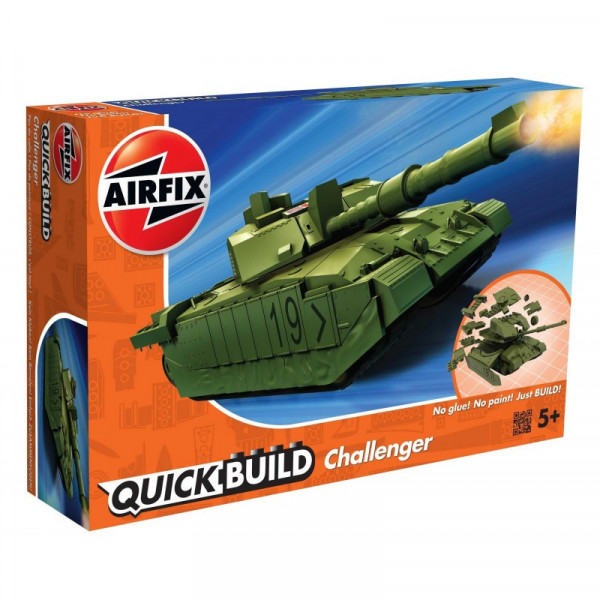 Airfix Quick Build tank J6022 - Challenger Tank - zelená