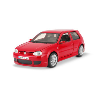 Maisto 31290R Volkswagen Golf R32, červená, 1:24