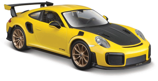 Maisto 31523 Porsche 911 GT2 RS, žlutá, 1:24