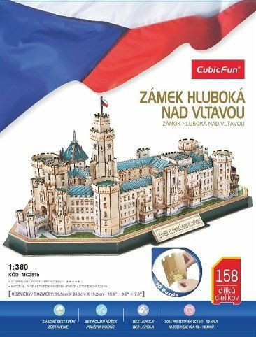 CubicFun Puzzle 3D Zámek Hluboká