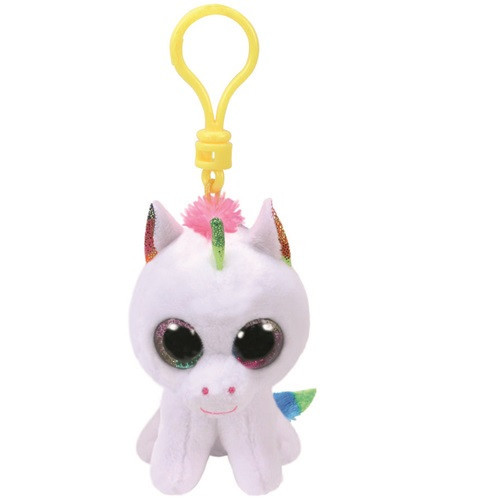 TY Beanie Boos PIXY - bílý jednorožec, 8,5 cm