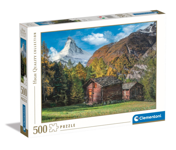 Clementoni 35523 Puzzle Okouzlující Matterhorn. 500 dílků