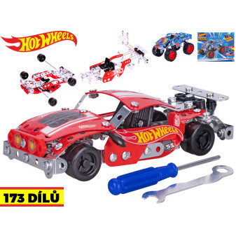 Hot Wheels auto kovové šroubovací 16,5cm 2druhy v krabičce