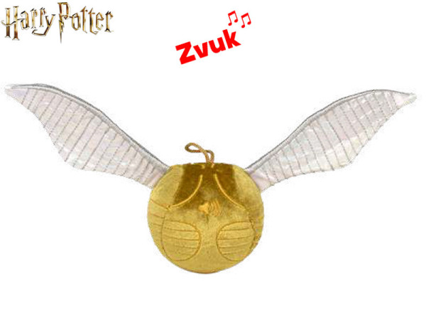 Harry Potter - Zlatonka plyšová 22cm na baterie se zvukem 0m+