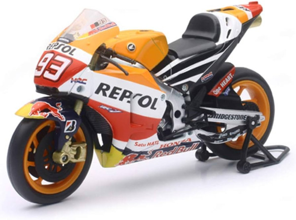 Maisto 36372-93 Motocykl, Repsol Honda Team 2021, (93 MARC MARQUEZ), 1:18