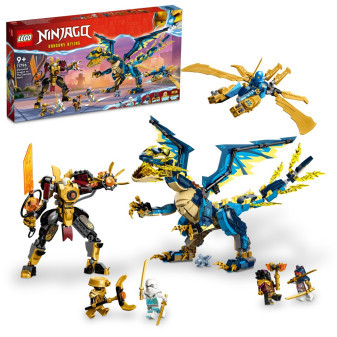 LEGO® NINJAGO® 71796 Živelný drak proti robotovi císařovny