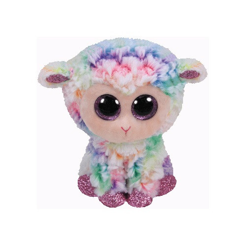 TY Beanie Boos DAFFODIL - barevná ovce, 24 cm