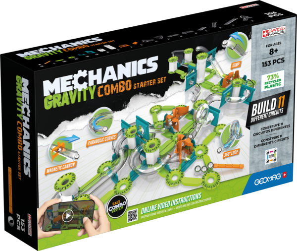 Geomag 757 Mechanics Starter Set 153 dílků