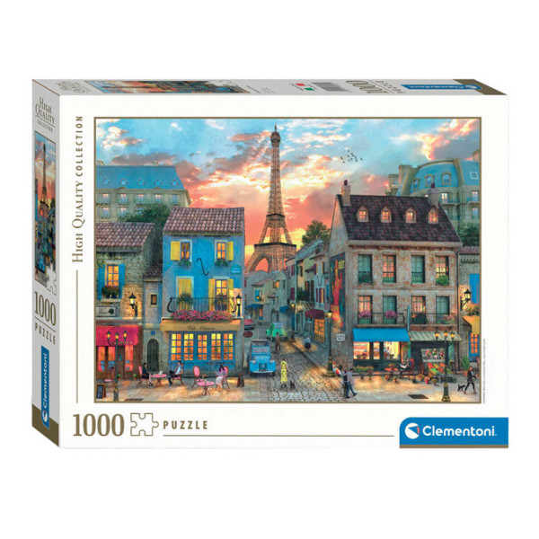 Clementoni 39820 Puzzle Ulice v Paříži, 1000 dílků