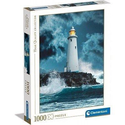 Clementoni 39828 Puzzle Maják v bouři, 1000 dílků