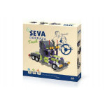 Stavebnice Seva Doprava Truck plast 402 dílků v krabici 35x33x5cm