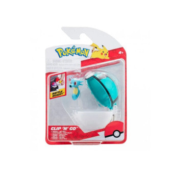 Pokémon Poké Ball Clip 'n' Horsea + Net Ball