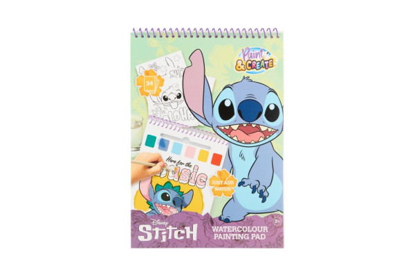 Omalovánky s vodovkami Stitch